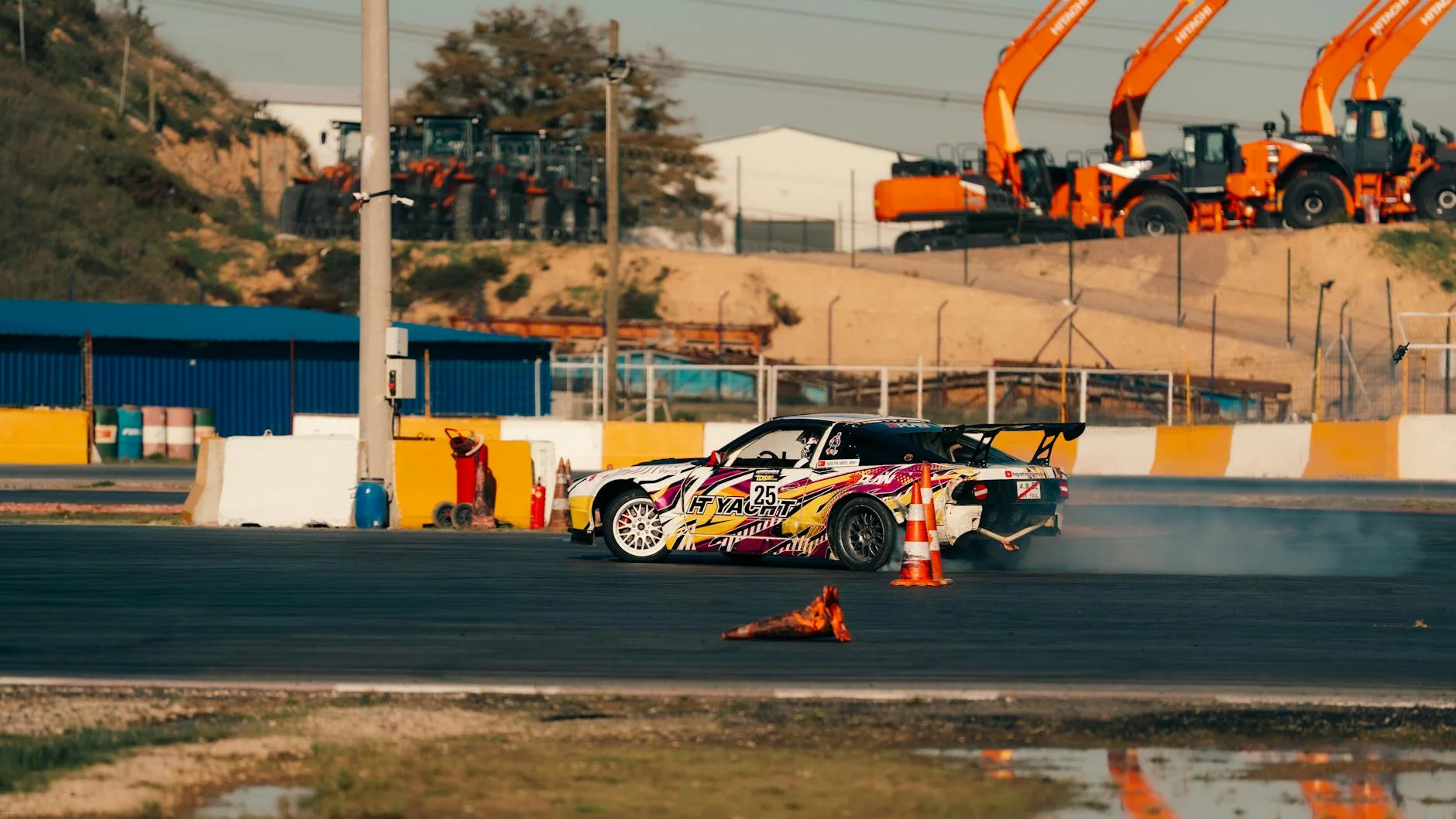 Initial D anime Toyota AE86 mountain pass night racing drift