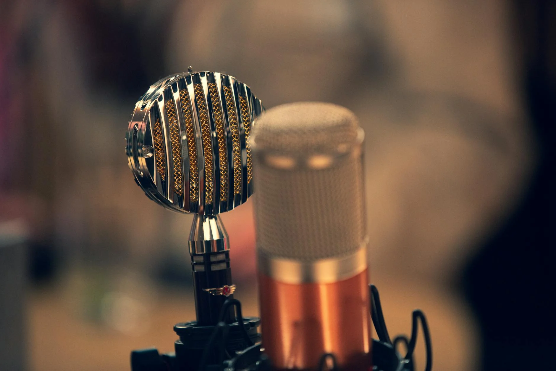 vintage car engine recording studio microphone setup 1990s