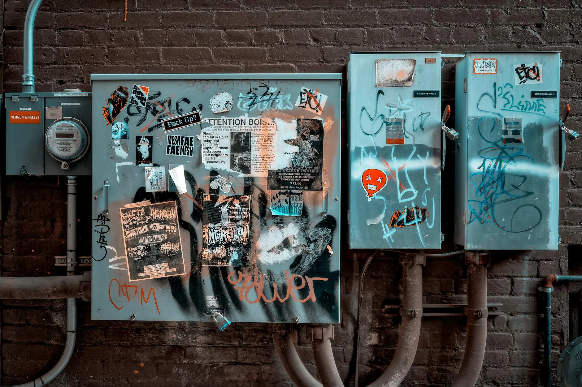 street racing graffiti tags urban wall neon underground culture